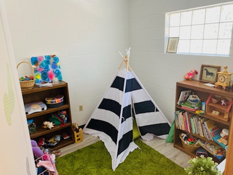 A safe, comforting space to play!